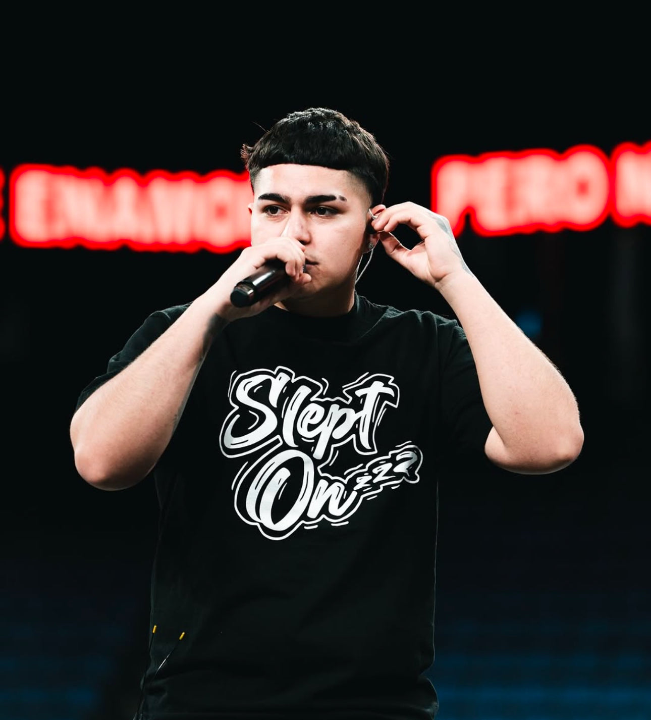 BLACK SLEPT ON T-SHIRT
